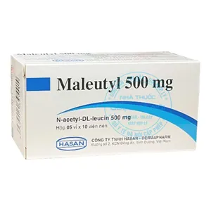 Thuốc Maleutyl 500mg điều trị triệu chứng chóng mặt hiệu quả