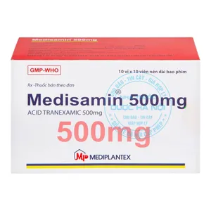 Thuốc Medisamin 500mg điều trị cầm máu trong phẫu thuật và rong kinh