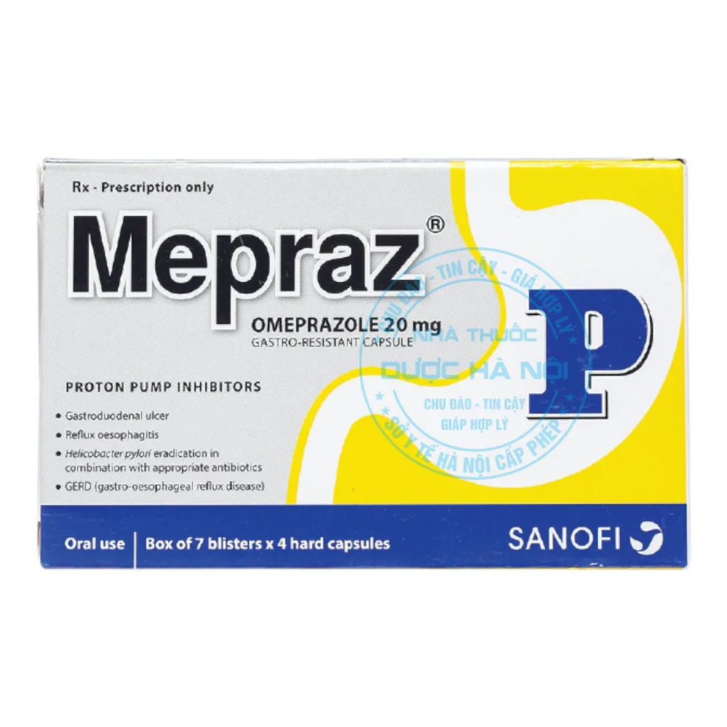 Thuốc Mepraz 20mg