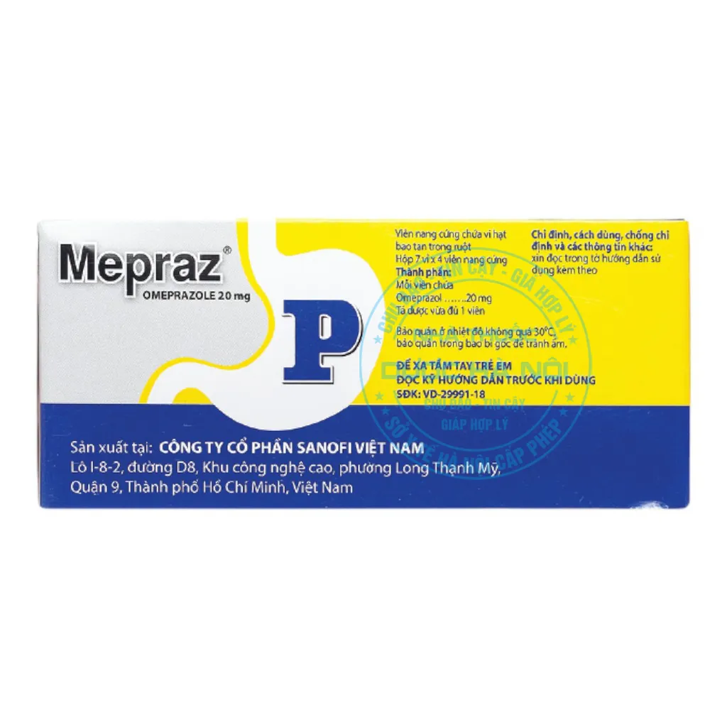 Thuốc Mepraz 20mg