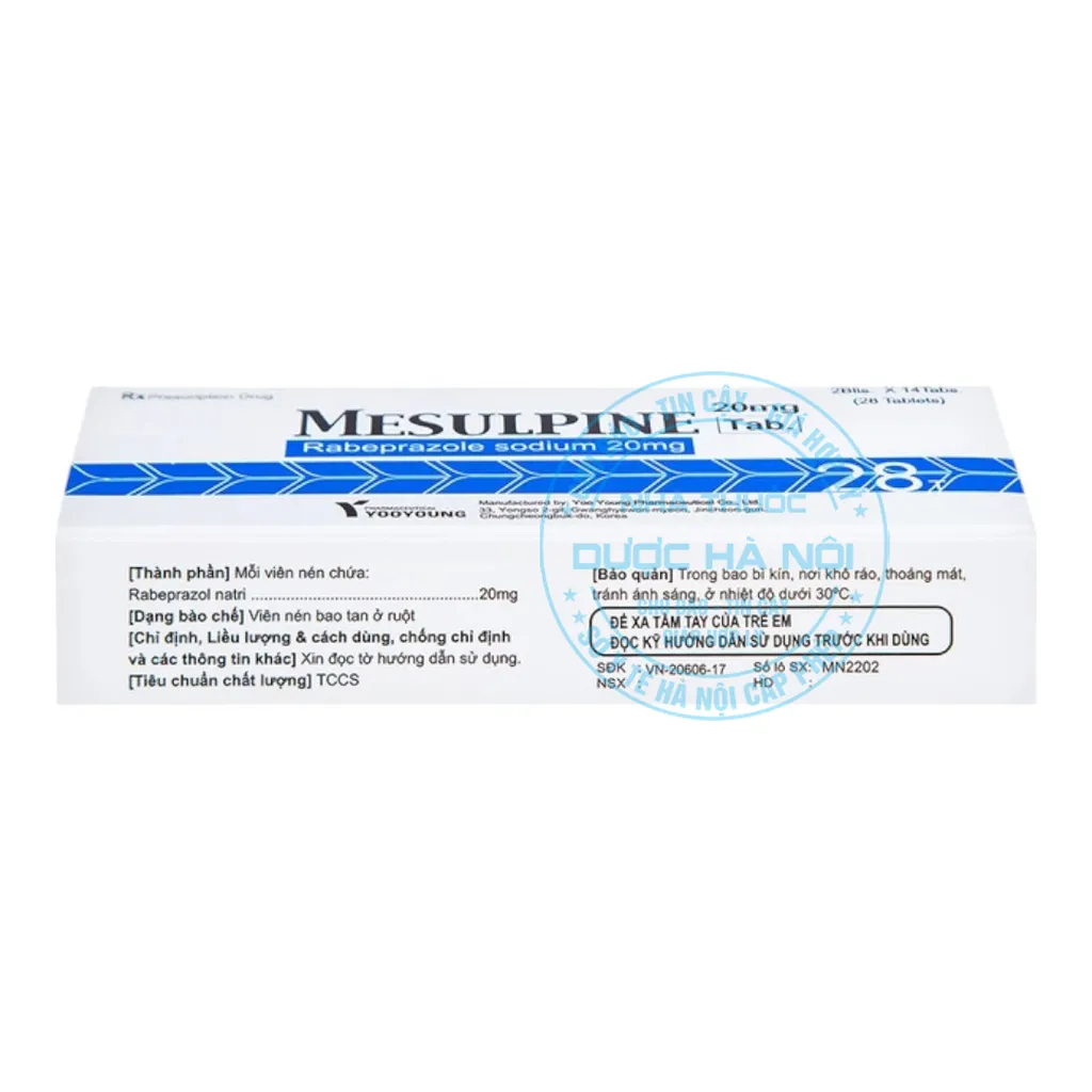Thuốc Mesulpine 20mg