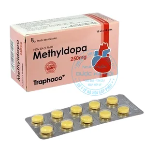 Thuốc Methyldopa 250mg điều trị tăng huyết áp, đặc biệt là cho phụ nữ mang thai
