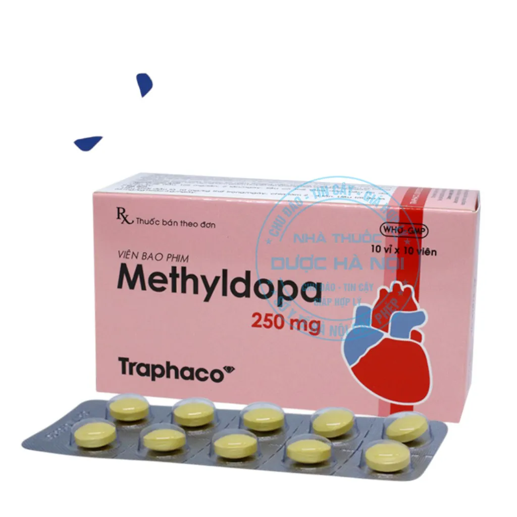 Thuốc Methyldopa 250mg