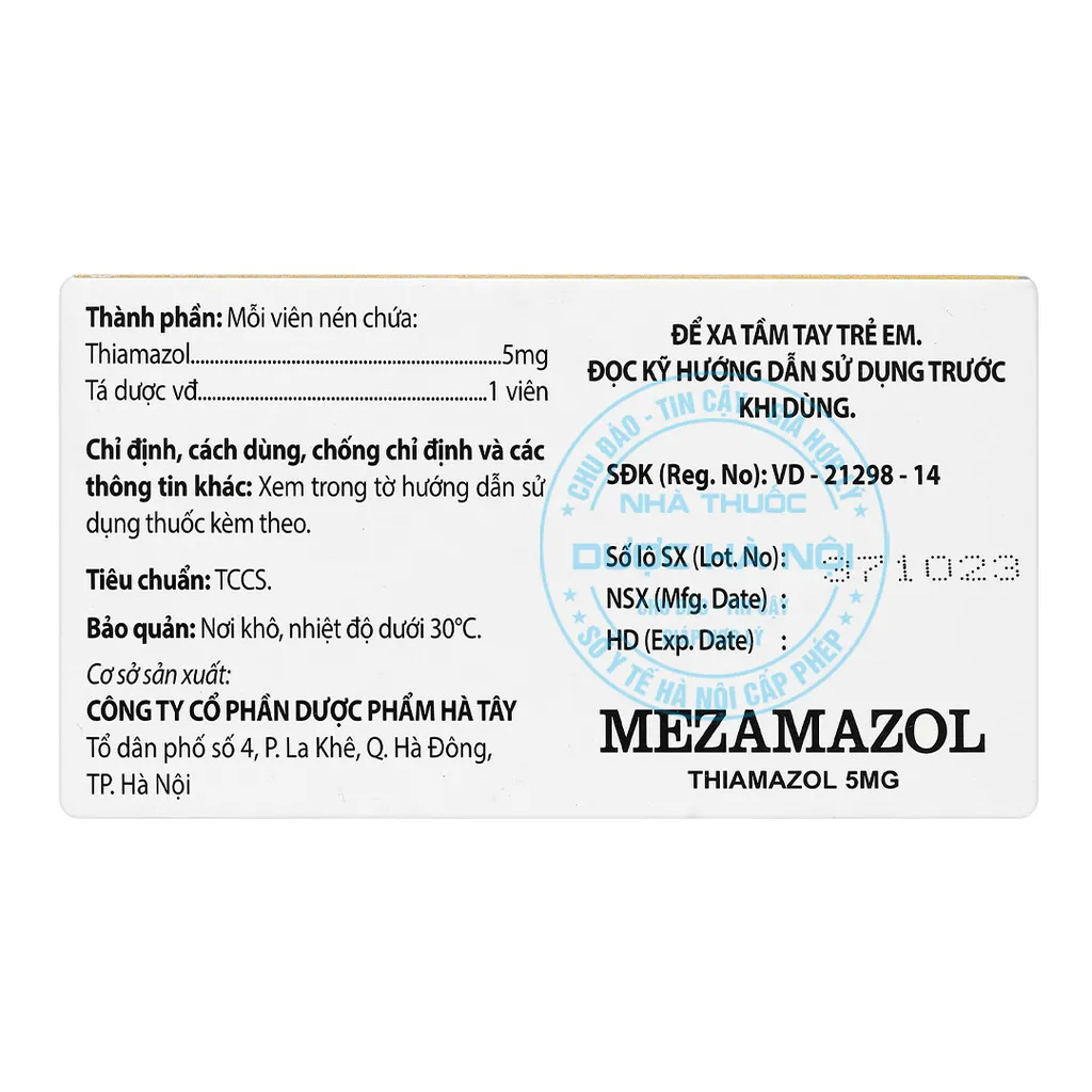 Thuốc Mezamazol