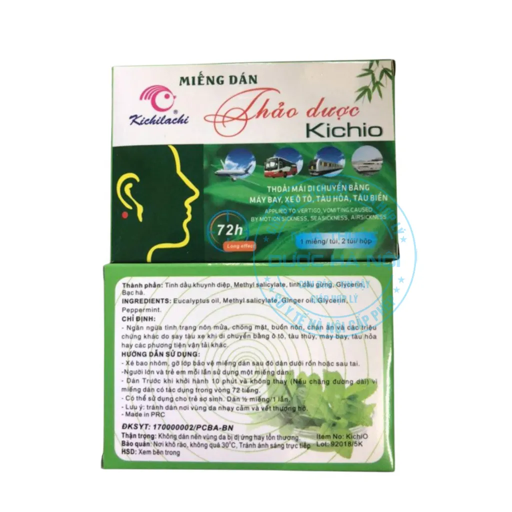 Miếng dán thảo dược Kichio