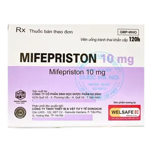 Thuốc Mifepriston ngăn ngừa thai kỳ ngoài ý muốn( hộp 1 viên )