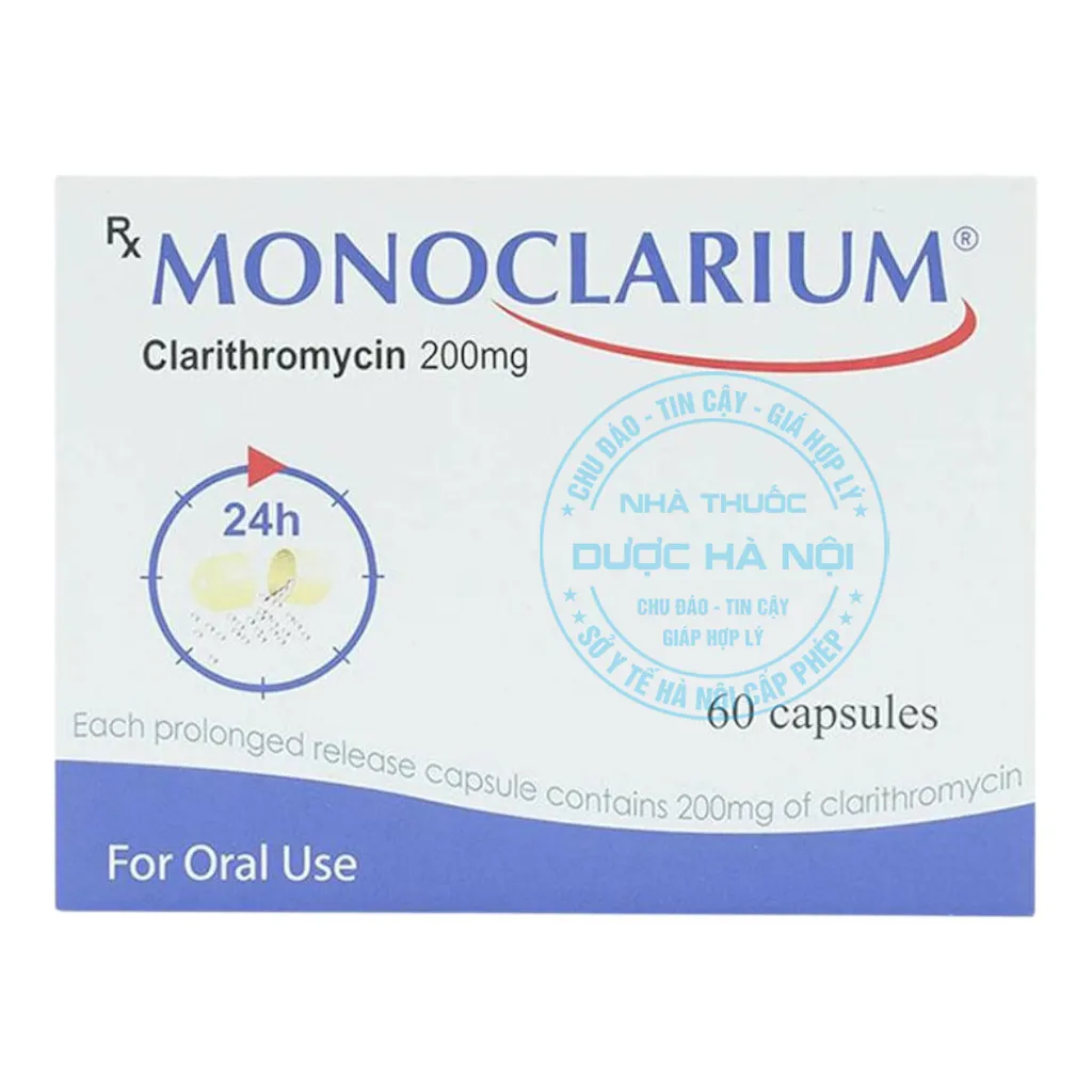 Thuốc Monoclarium 200mg
