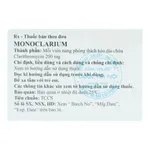 Thuốc Monoclarium 200mg