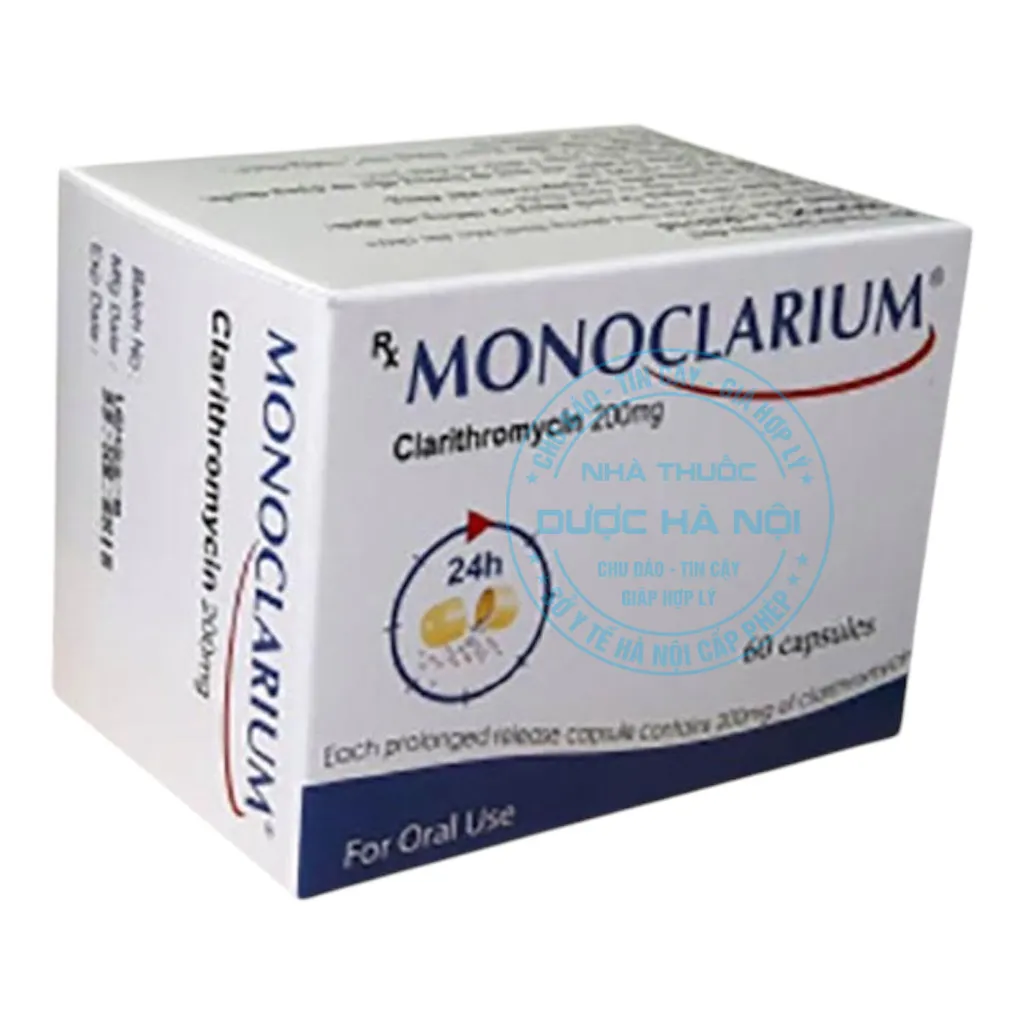 Thuốc Monoclarium 200mg