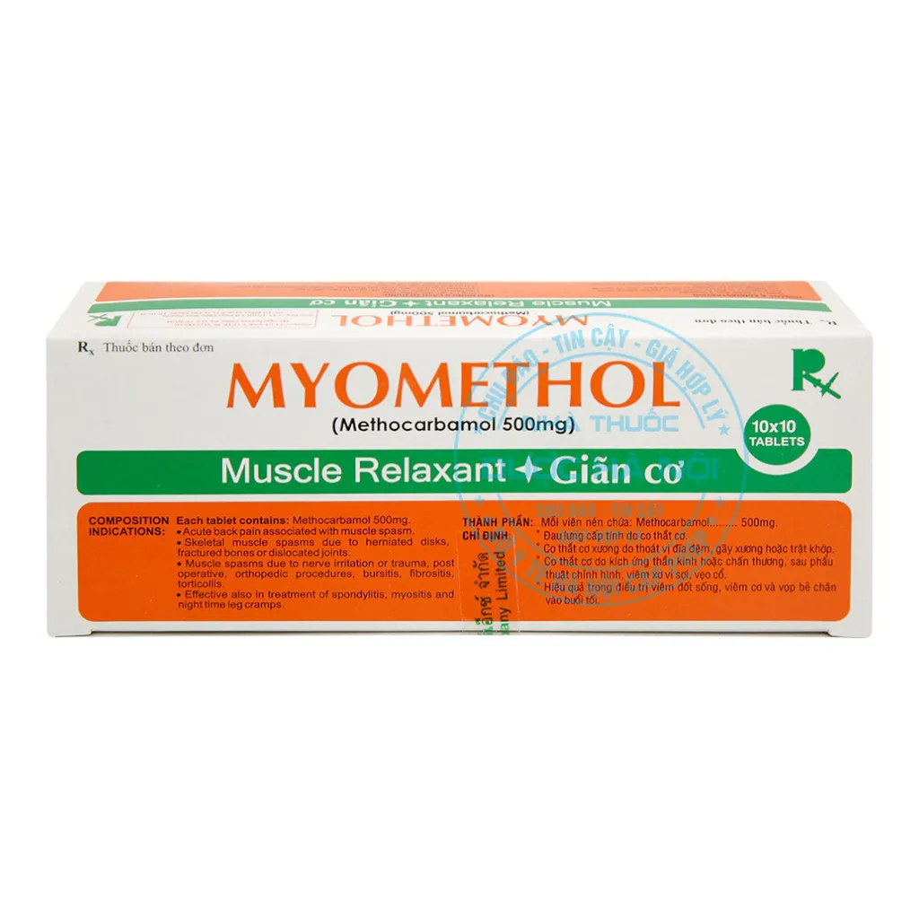 Thuốc Myomethol 500mg