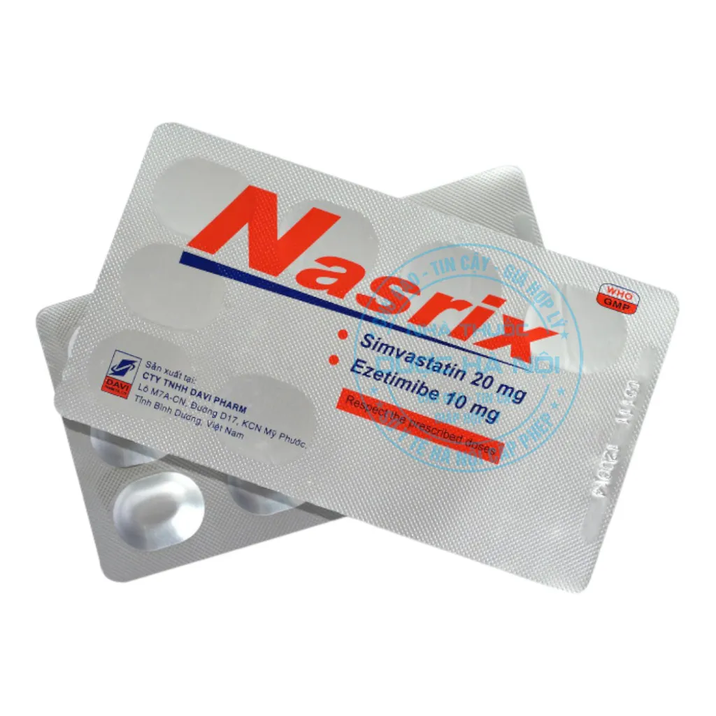 Thuốc Nasrix 20mg