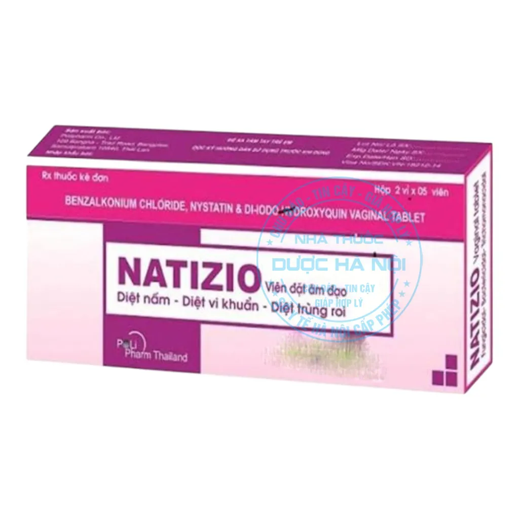 Thuốc Natizio Vaginal Tablet