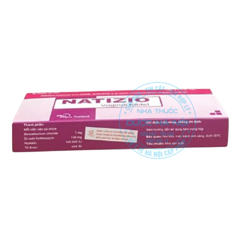 Thuốc Natizio Vaginal Tablet