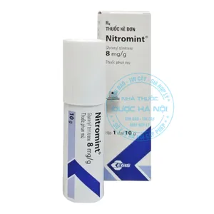 Thuốc Nitromint 10g giãn mạch mạnh mẽ điều trị bệnh tim mạch