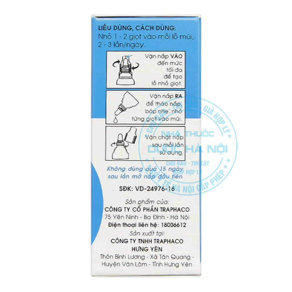 Thuốc Nostravin 0.05% Traphaco