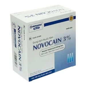 Thuốc tiêm Novocain 3% gây tê và điều trị một số bệnh lý tim mạch(hộp 100 ống )