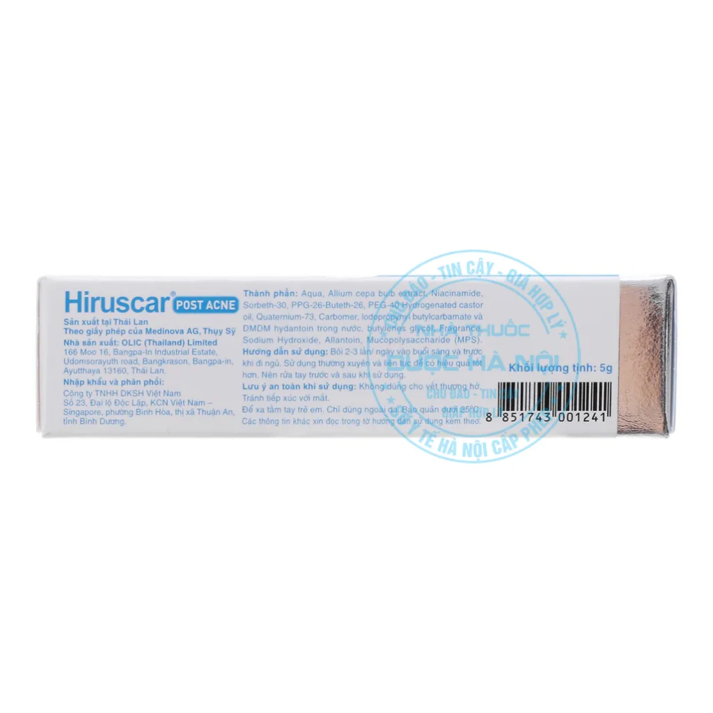 Gel trị sẹo Hiruscar Post Acne