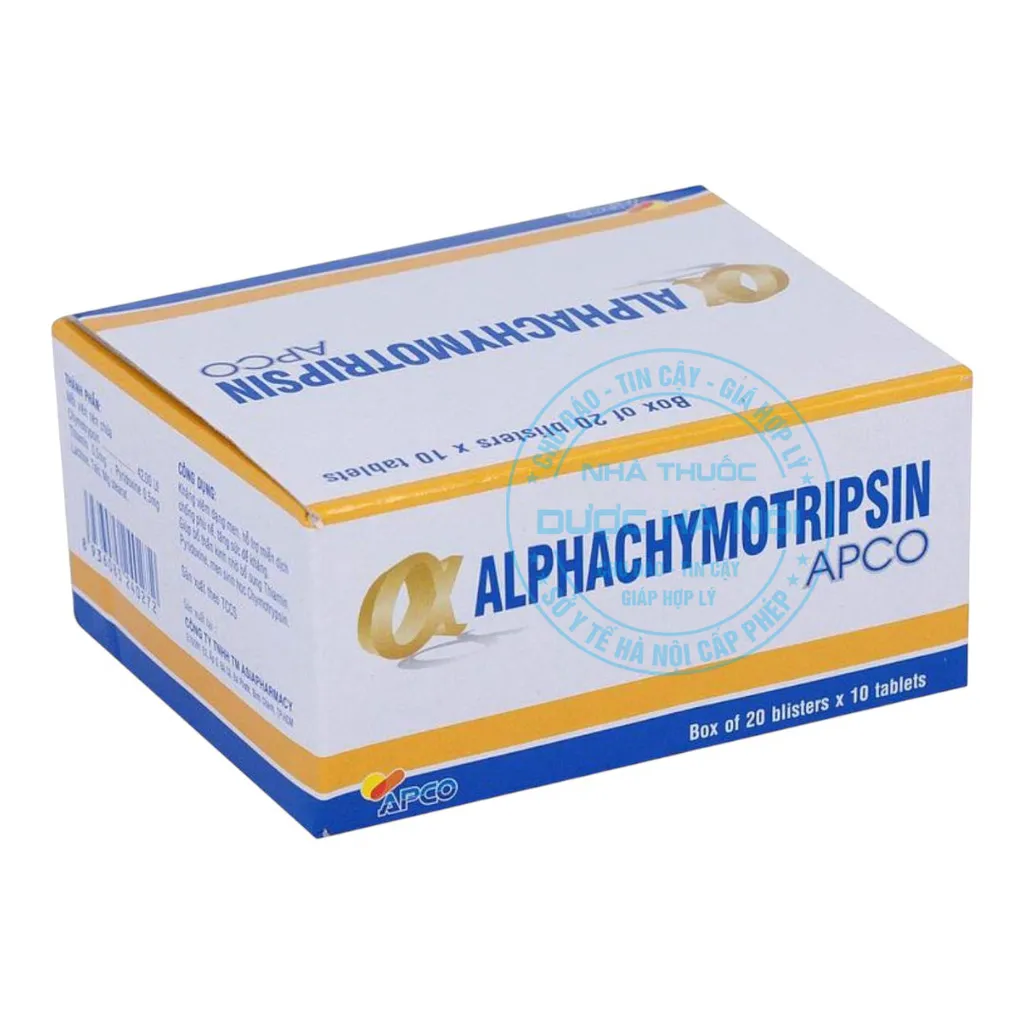 Thuốc Alphachymotripsin APCO