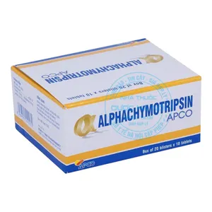 Thuốc Alphachymotripsin APCO điều trị các tình trạng viêm nhiễm và phù nề
