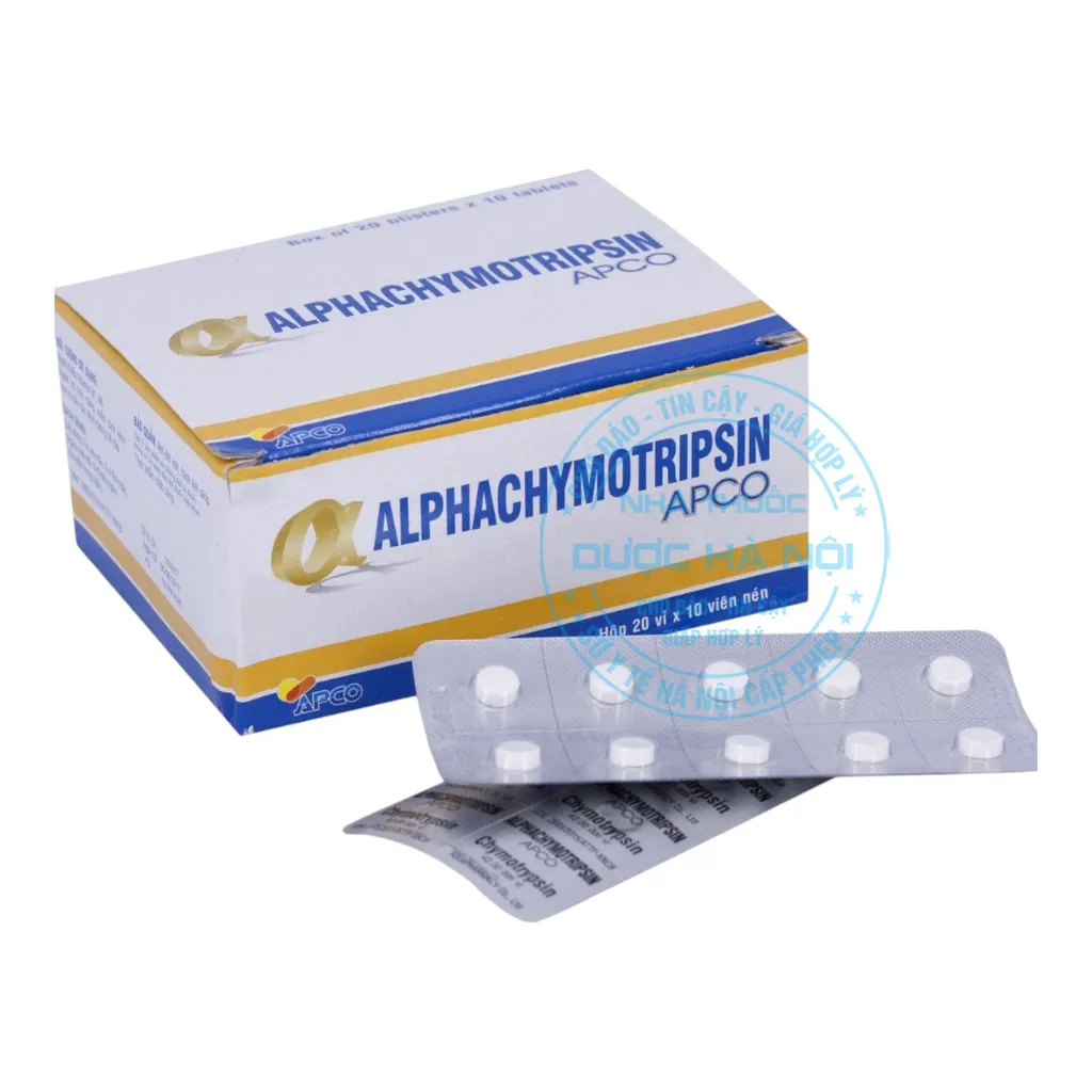 Thuốc Alphachymotripsin APCO