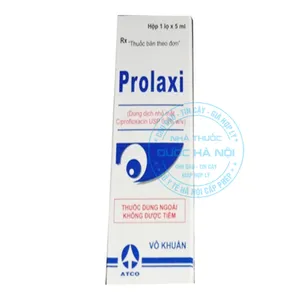 Thuốc nhỏ mắt Prolaxi điều trị bệnh nhiễm khuẩn ở mắt và tai