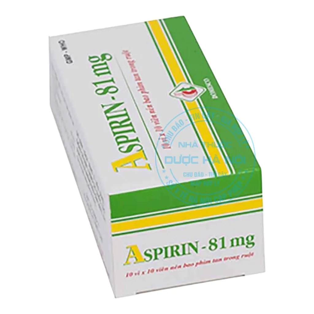 Thuốc Aspirin 81mg Domesco