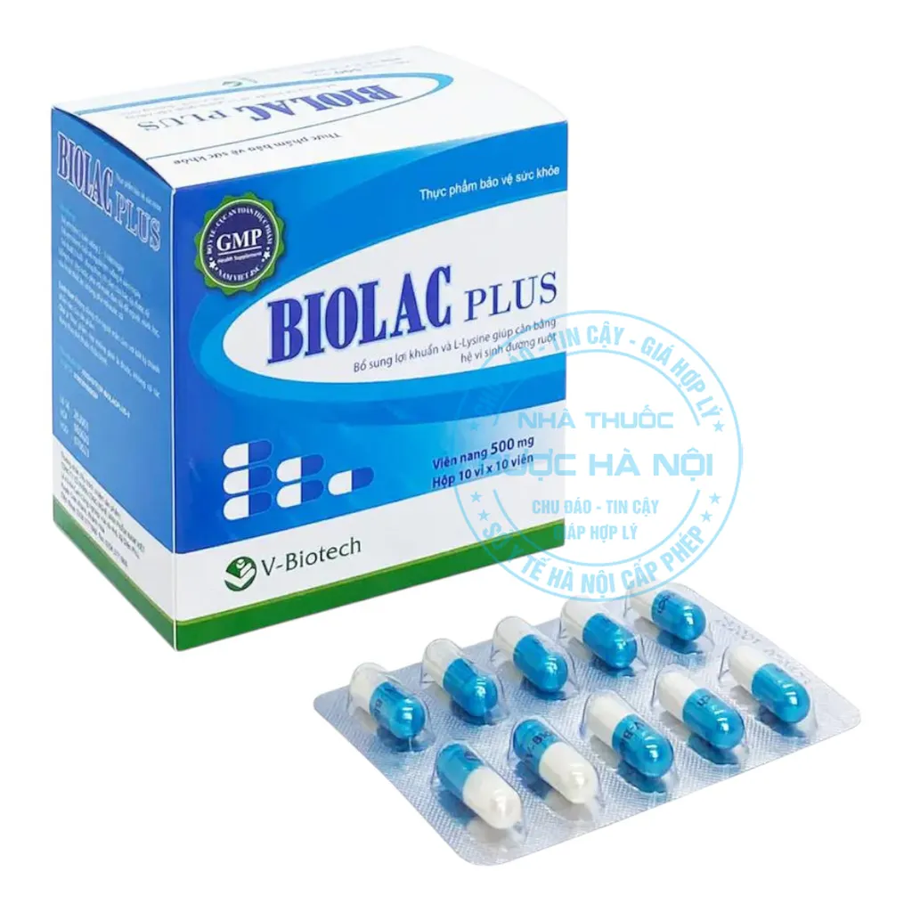 Men uống Biolac Plus