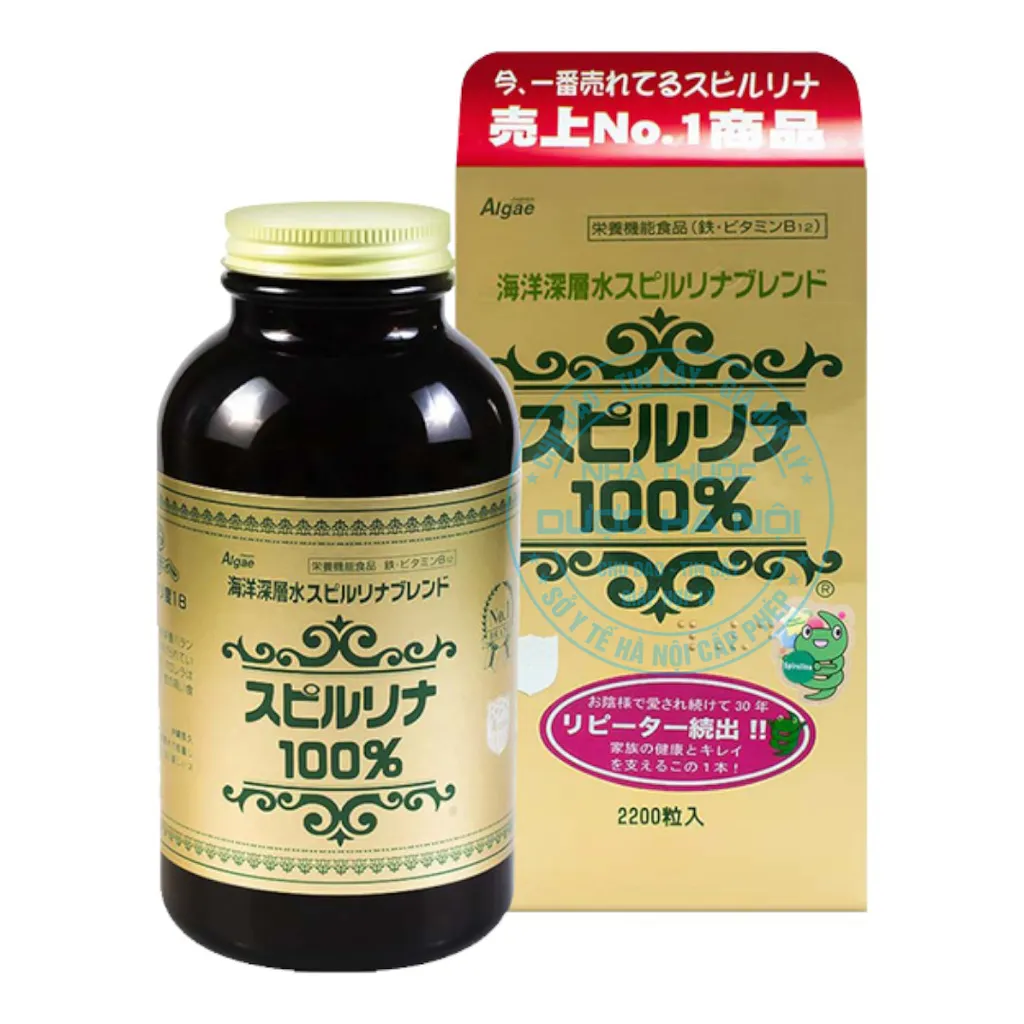 Tảo spirulina Nhật Bản 2200 viên