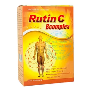 Viên uống Rutin C complex hỗ trợ điều trị các vấn đề liên quan đến mạch máu
