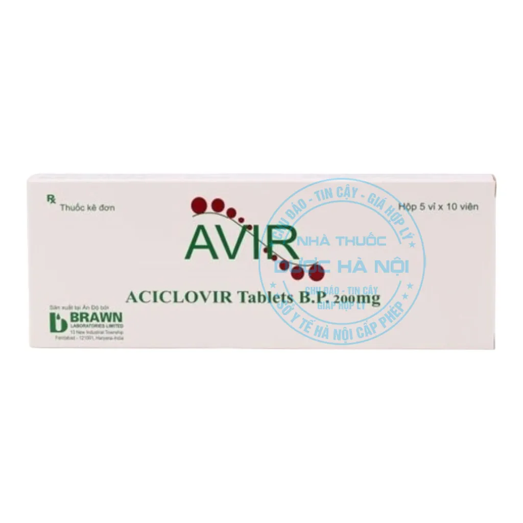 Thuốc Avir 200mg