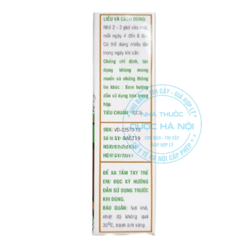 Thuốc Nhỏ Mắt Avozzim