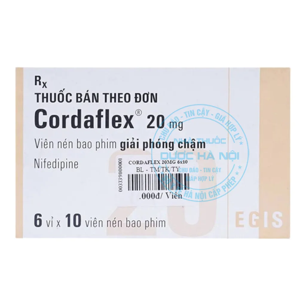 Thuốc Cordaflex 20mg