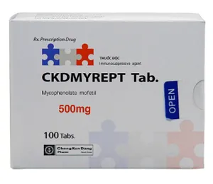 Thuốc CKD Myrept 500mg dự phòng các phản ứng thải ghép(1 Hộp x3 vỉ)