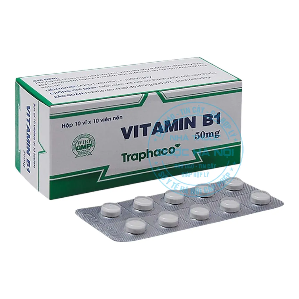 Thuốc Vitamin B1 50mg Traphaco