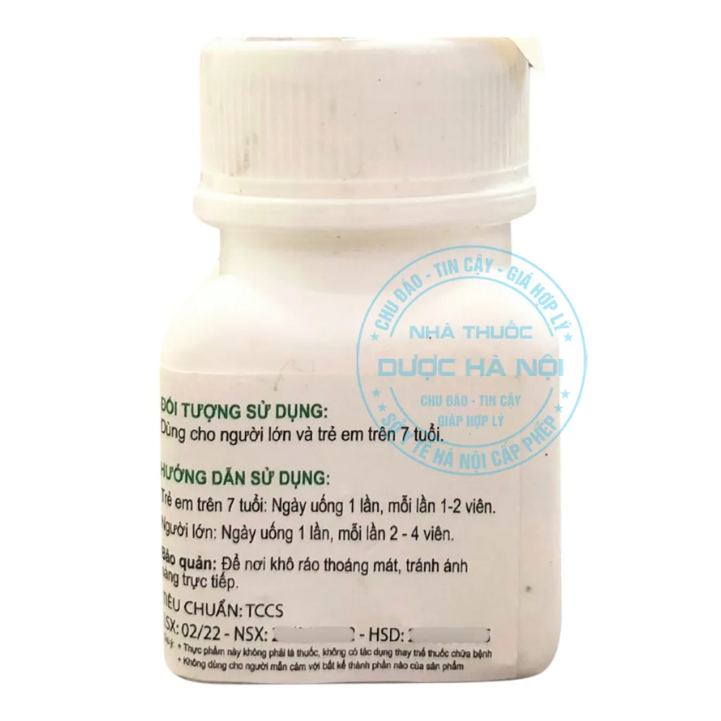 Thuốc Vitamin B6 (Lọ 100 viên)