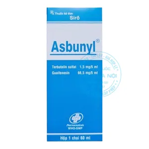 Thuốc siro Asbunyl điều trị triệu chứng ho và các vấn đề liên quan đến