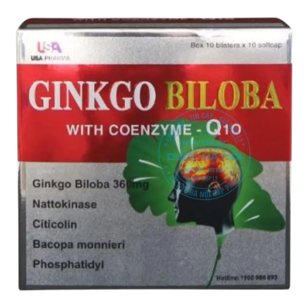 Viên uống Ginkgo Biloba Q10