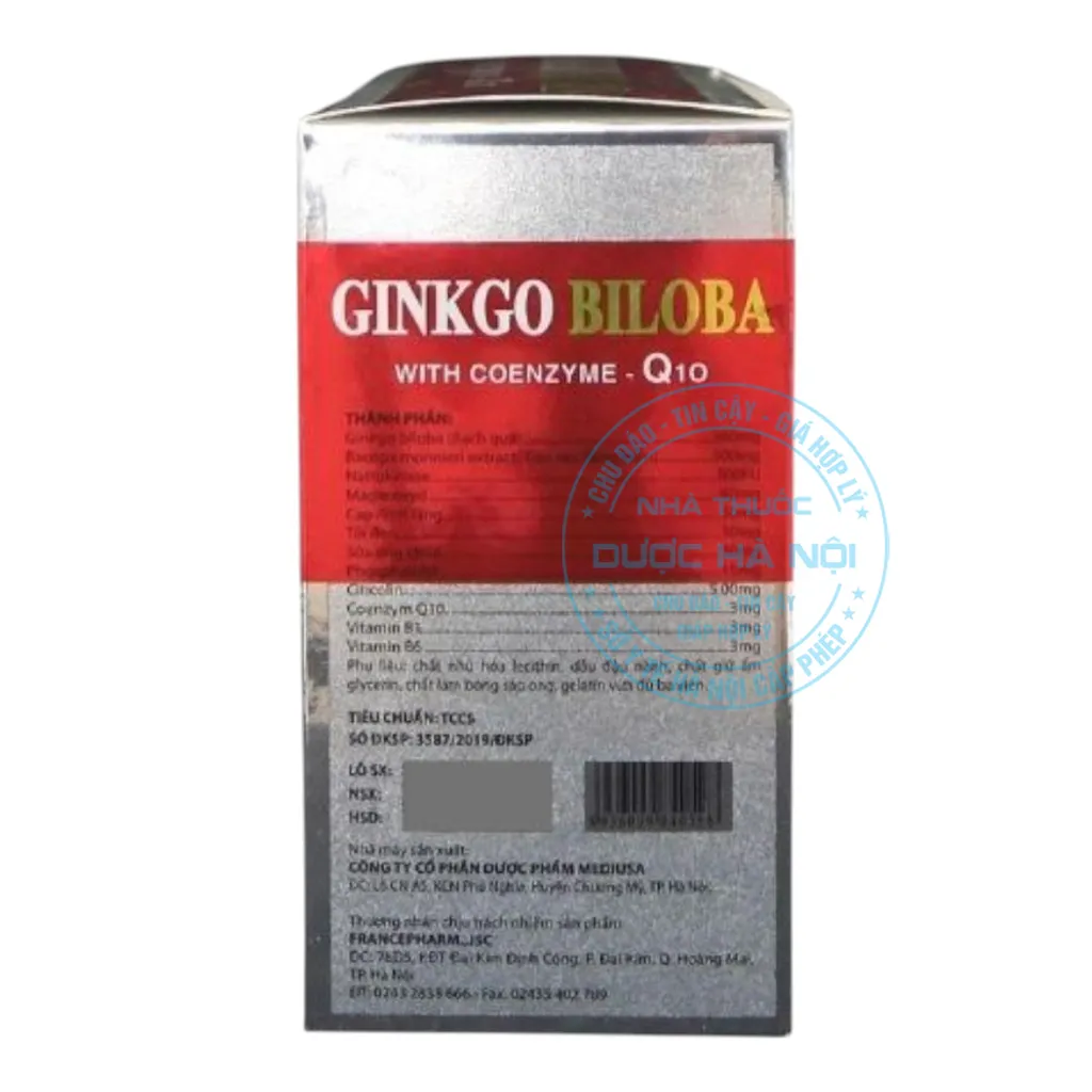 Viên uống Ginkgo Biloba Q10