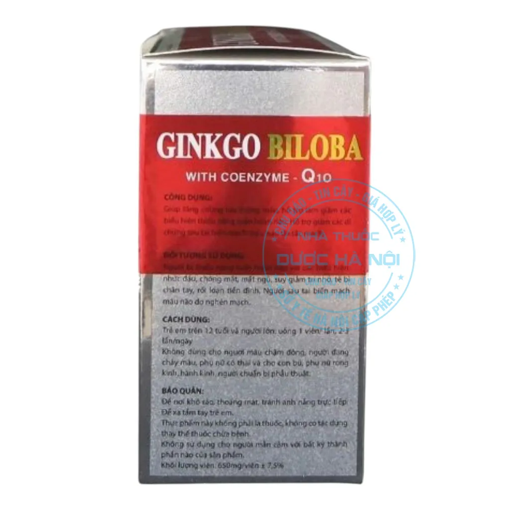 Viên uống Ginkgo Biloba Q10