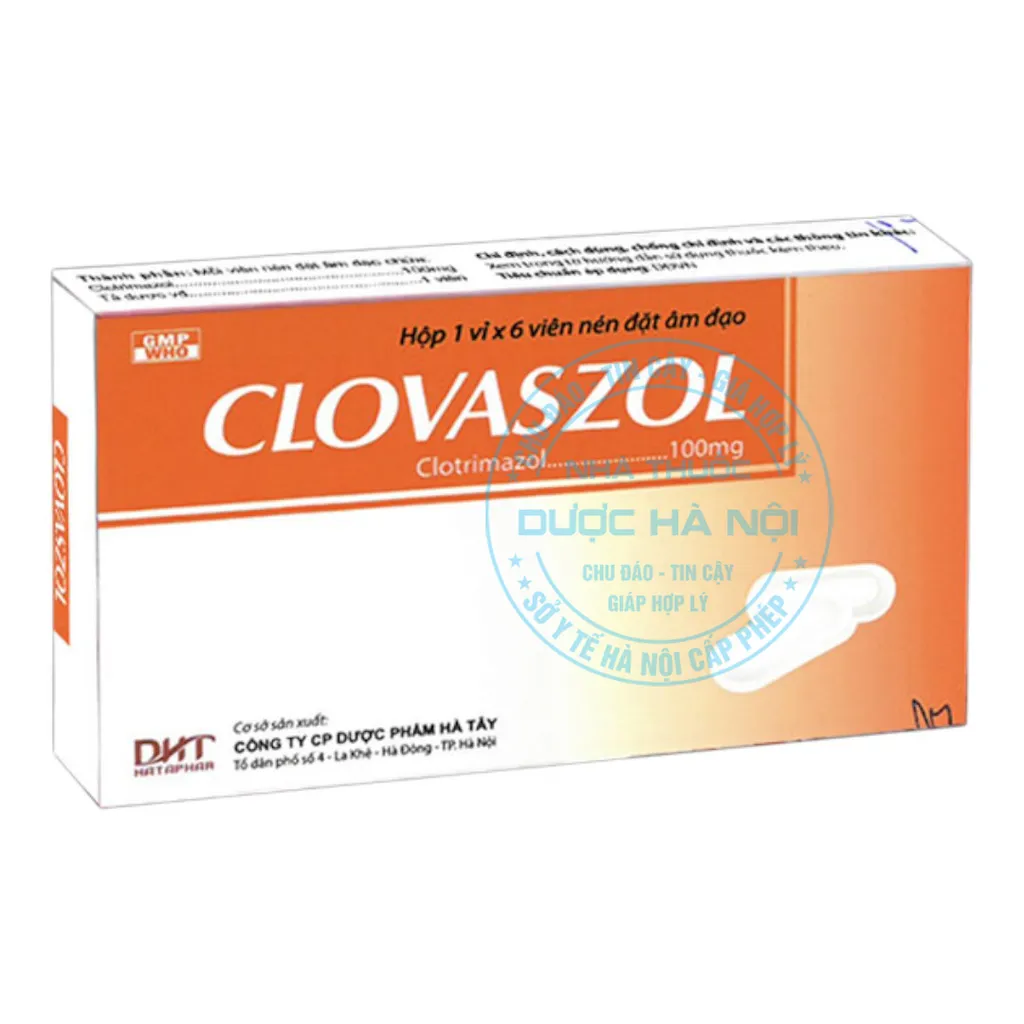 Thuốc đặt Clovaszol 100mg