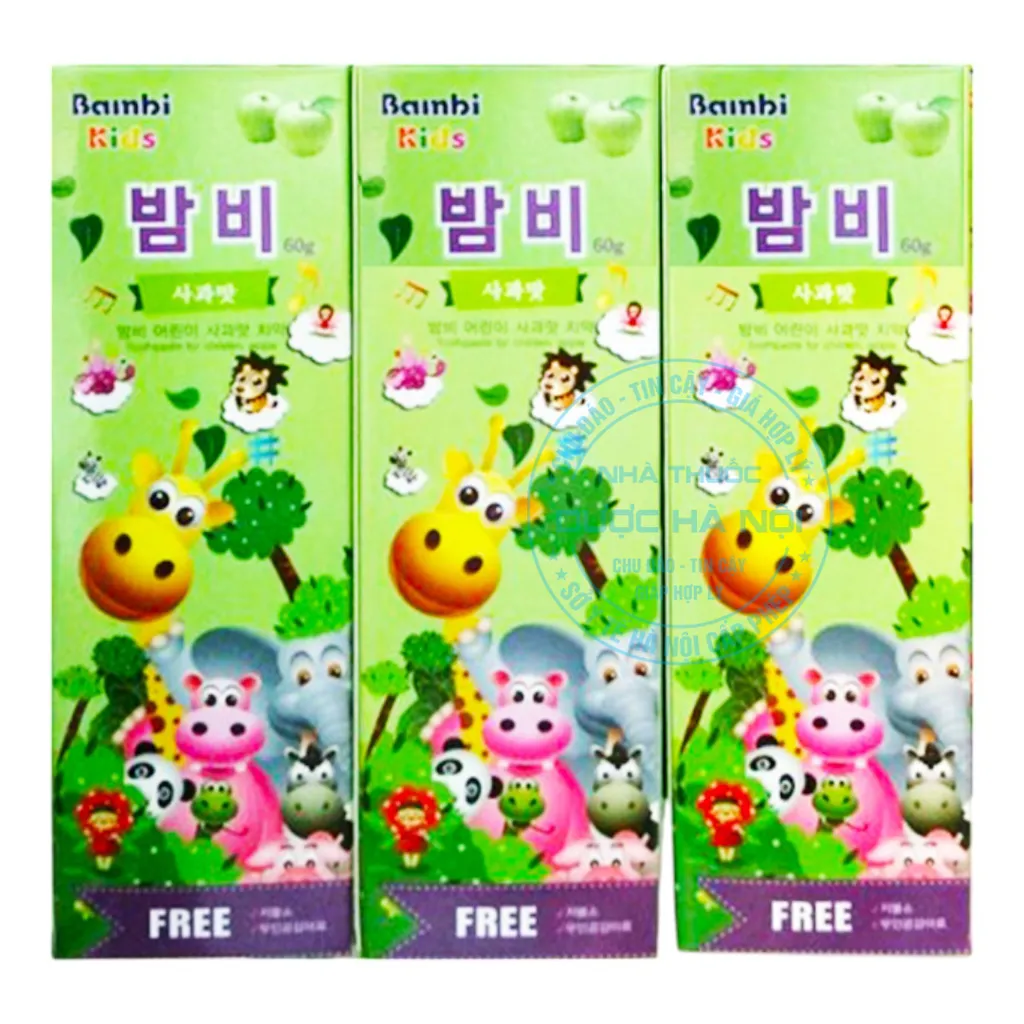 Kem đánh răng Bambi Kids