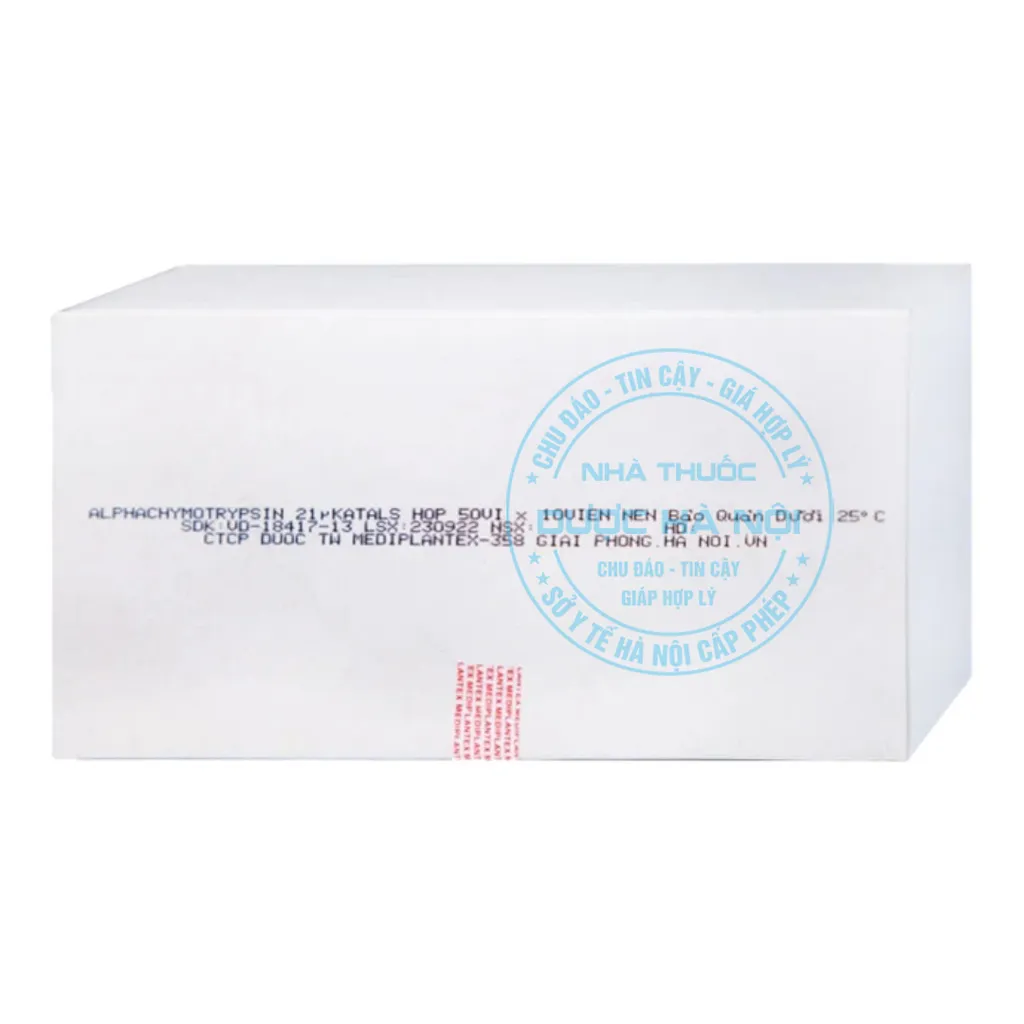 Thuốc Alphachymotrypsin