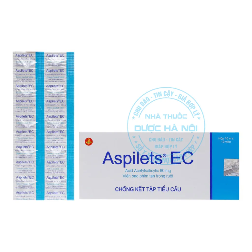 Thuốc Aspilet EC 80mg
