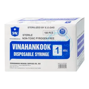 Bơm kim tiêm 1ml/cc Vinahankook chính xác và tiện lợi cho mọi hoạt động tiêm chủng