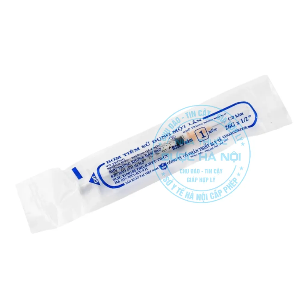 Bơm kim tiêm 1ml/cc Vinahankook
