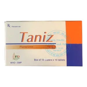 Thuốc Taniz 5mg điều trị đau nửa đầu và giảm thiểu triệu chứng khó chịu