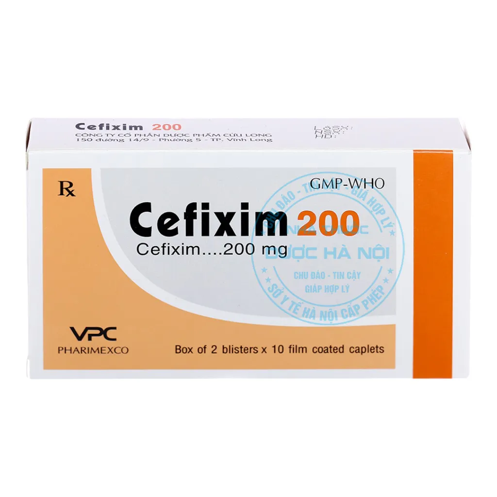 Thuốc Cefixim 200 VPC