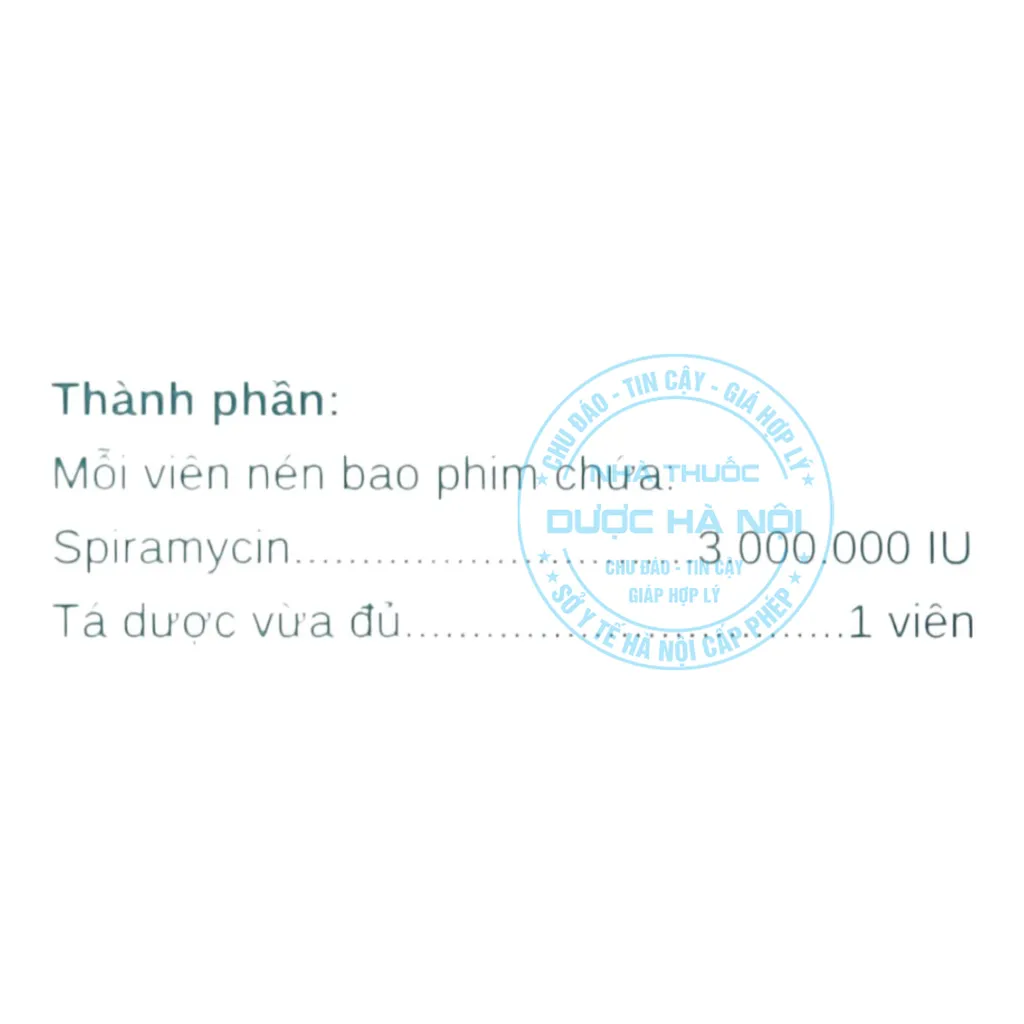 Thuốc Spirastad 3 M.I.U