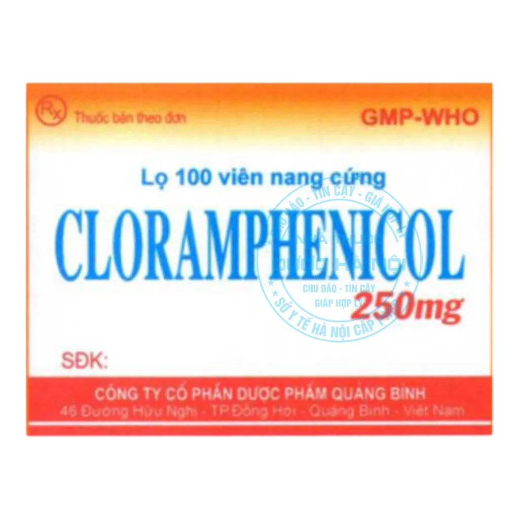 Thuốc Cloramphenicol 250mg CL