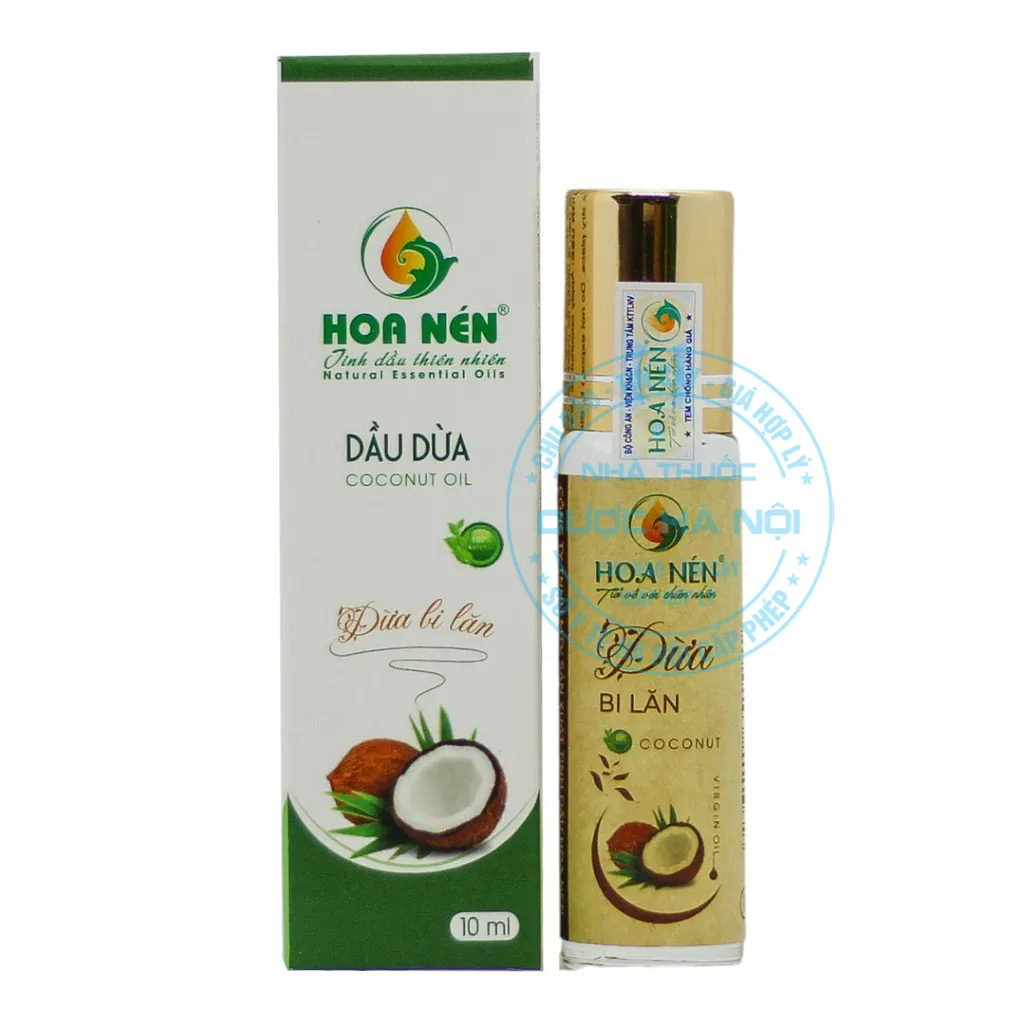 Dầu dừa bi lăn Hoa Nén
